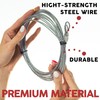 2 Pack 13.5 FT Garage Door Cable Torsion Spring Wire,