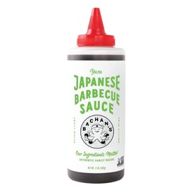 Bachan's - Yuzu Japanese Barbecue Sauce, 17 Ounces. Small Batch, Non GMO, No Preservatives, Vegan and BPA free. Condiment for Wings, Chicken, Beef, Pork, Seafood, Noodle Recipes, and More.