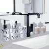 XLHOMO White Marble Bathroom Accessories Set, White Bathroom Set with