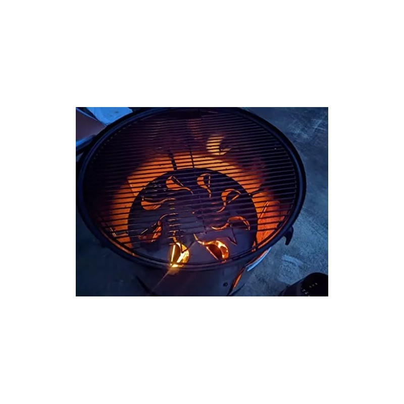 FireDial Baffle Plate Heat Management System for Charcoal BBQ -