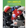 Forccord - Paquete de 2 filtros de aire para motor