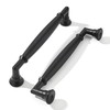 khtumeware khtumeware 10 Pack 5 Inch(128mm) Matte Black Cabinet Pulls