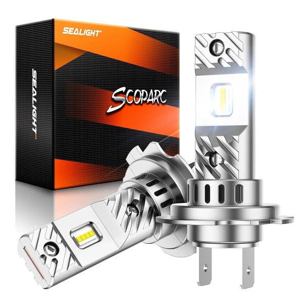 H7 Led Kit Focos Led Para Auto 22000lm 6500k Luz