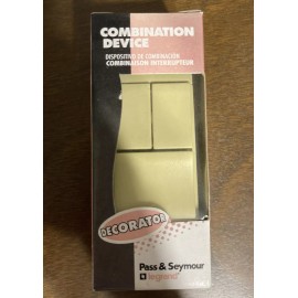 Legrand Pass & Seymour Legrand 3 in 1 Switches, Ivory item #2 NOS TM8111-ICC NIB