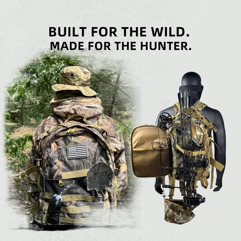 BEAUTI4U Hunting Backpack Outdoor Gear Hunting Pack, Extra Large Backpack