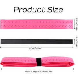 SURALIN Pack of 5 Grip Tape Tennis Racket Grip Tape Badminton Grip Tape Non-Slip Tennis Racket Badminton Racket Professional Grip