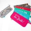 Depesche 11838-022 Felt Glasses Case in Red with the Inscription
