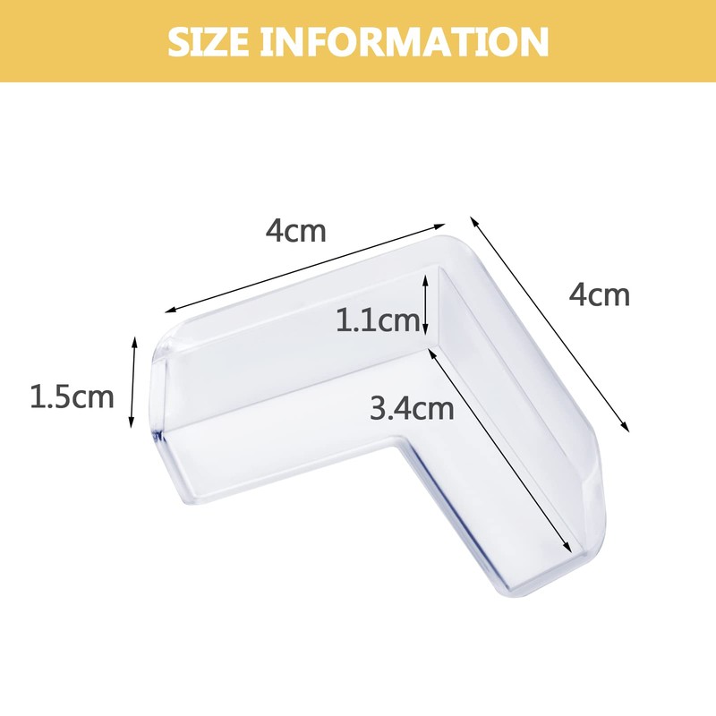 8 Pack Corner Protector for Baby, Clear Furniture Corner Guard