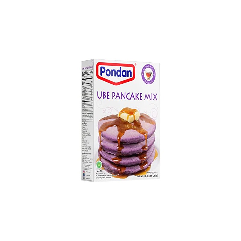 Pondan - Ube Pancake Mix 8.8oz (Maple Syrup Included) (Pack