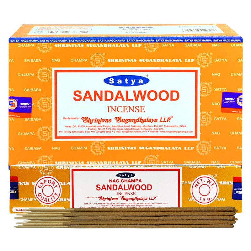 Sandalwood Incense Sticks - Total 180 Insence-Sticks and Incense Stick