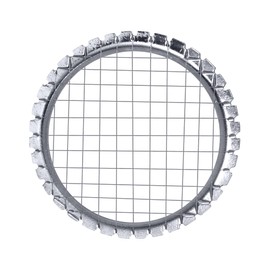 DOMOTTI Tessa Vegetable Cutter Thick Mesh Diameter 8.5 cm Steel Cutter Potato Cutter Fruit Cutter Egg Strainer