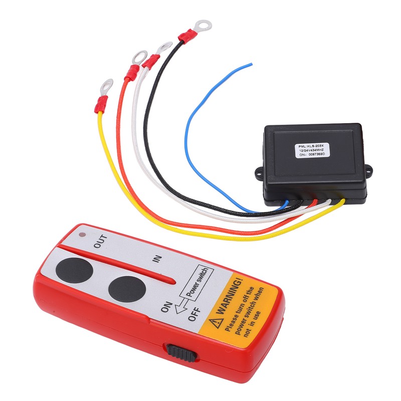 Universal Winch Wireless Remote Control Switch Kit with Receiver 12V