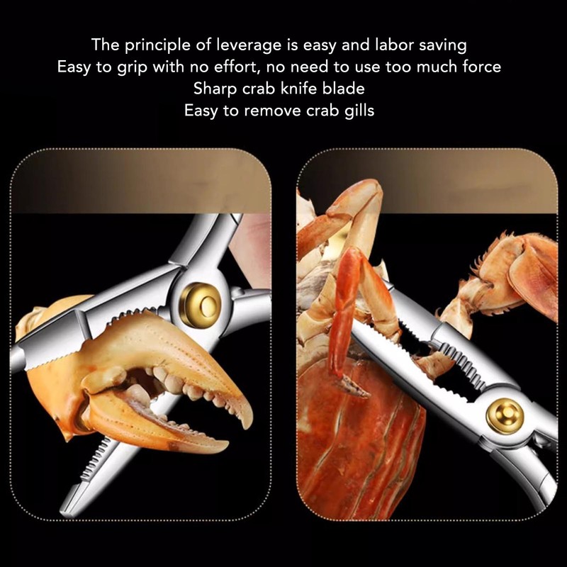 Seafood Tools Set Stainless Steel Lobster Crab Leg Cracker Nut