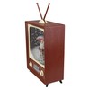 Northlight LED Lighted Musical Snowing Santa TV Set Christmas Decoration