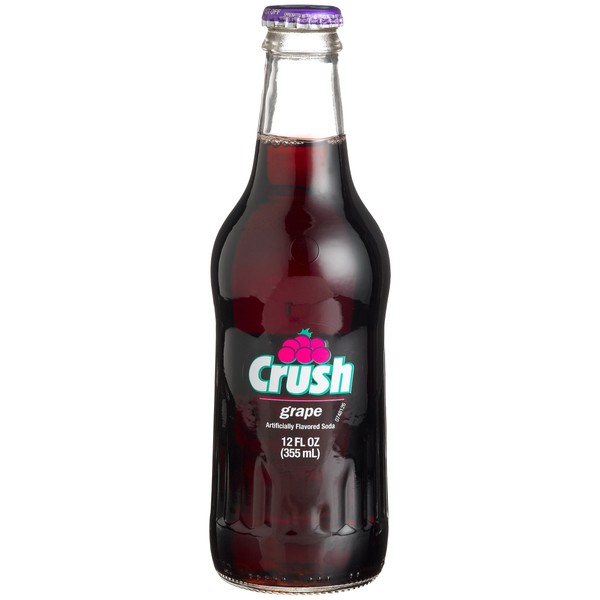 Crush GRAPE CRUSH LONGNECKS - "good stuff", 12-Ounce Glass Bottle