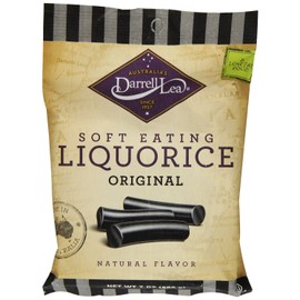 Darrell Lea Original (Black) Soft Eating Liquorice, 7-Ounce Bags (Pack of 2)