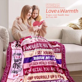 CZZDERAM Aunt Blanket Gift for Aunt for Mothers Day from Niece Aunt Gifts from Nephew - to My Aunt Blanket for Sofa Bed - Unique Birthday Gift Thank You for Aunt 50''x60''