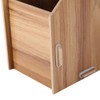 Tyenaza Desktop File Magazine Folder Holder, Wooden Hollow Cat Desktop