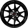 TASKMASTER TRINITY Aluminium Black Painted 5 Fork Trailer Wheel Rim15x6