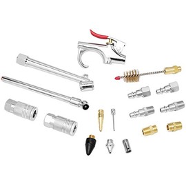 Performance Tool M611 Air/Pneumatic Accessory Kit, 17-Piece