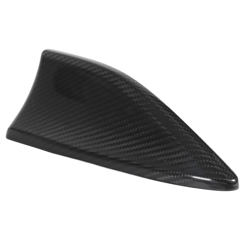 Shark Fin Antenna Cover Black Self Adhesive Carbon Fiber Decoration