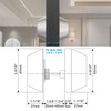 Gobrico 5 Keyed Alike Double Cylinder Deadbolts with Same Key