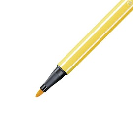 Stabilo EASYcolors 6 Felt Tip Pens Drawing Pen 68 PTE Chisel Tip Average 1 mm Yellow