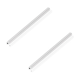 LAVMHAB 6063 Aluminum Tube 6mm OD x 2mm ID 2.0mm Wall Thickness 150mm Length, Aluminum Round Tubing Seamless Straight Pipes (2pcs)