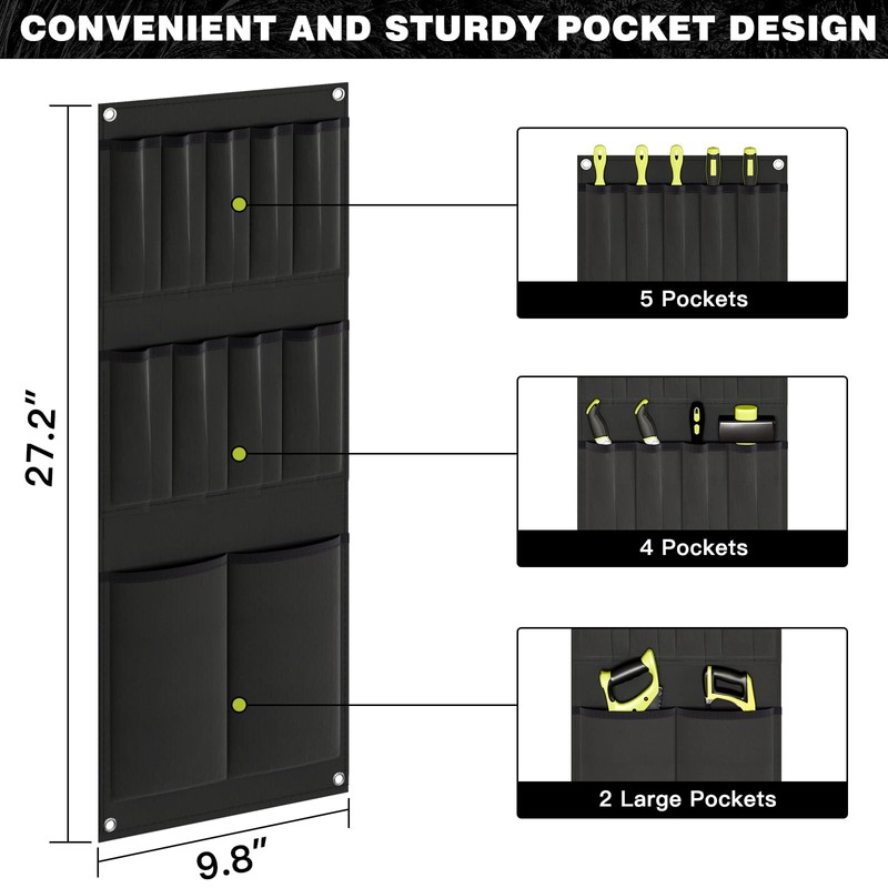 NattyDot Large Power Tool Organizer Cart with Charging Station 8