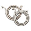 PLUMBINGMASTER 10FT Stainless Steel Washing Machine Hoses with 90 Degree