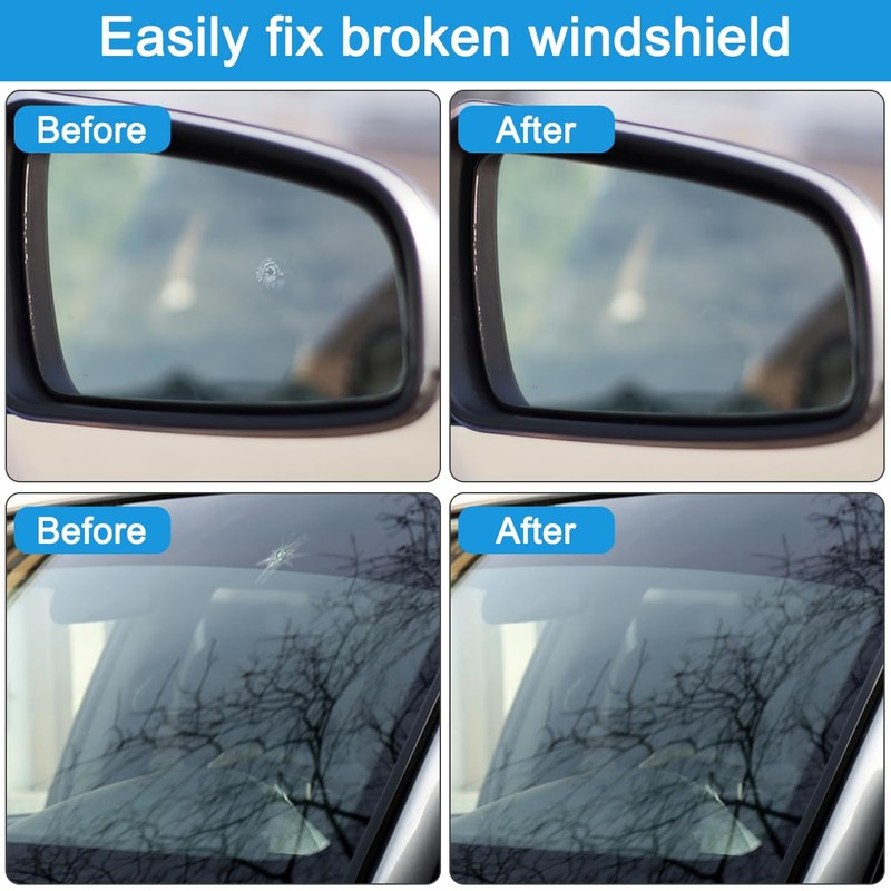 maxin Windshield Repair Kit,Upgraded Windshield Repair Kit for Chips and