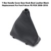 T Bar Handle Cover Gear Knob Boot Leather Black Replacement
