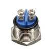 ESUPPORT Car 16mm Momentary Stainless Metal Push Button Switch Pack