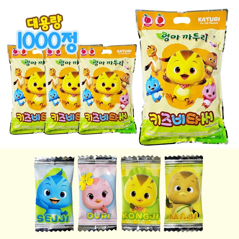 Mom Katuri Kids Vitamin 1000 tablets, 1 piece / 엄마까투리
