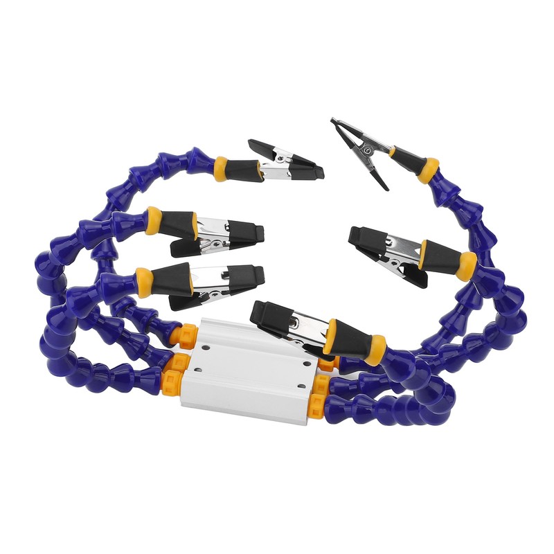 Soldering Helping Hands ABS Flexible Arm Aluminum Alloy Base Third