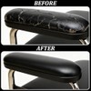 2PCS Soft Black Ergonomic Arm Pad Cushion Replacement Universal PU
