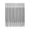 Heritage Lace Floret 72-Inch by 72-Inch Shower Curtain, White