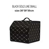 Foldable PU Leather Car Trunk Organizer with Lid, Large Capacity
