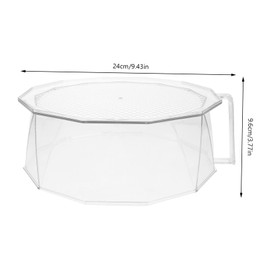 Ciieeo Insulated Vegetable Cover Tip Out Tray Outdoor Food Cover Tent Kitchen Table