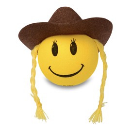 Tenna Tops Cowgirl with Cute Brown Hat Car Decor Antenna Topper Auto Accessory