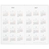Greeting Life Noritake Planner 2026 B6 Slim Monthly Hardcover White