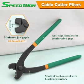 SPEEDWOX Ear Clamp Plier, No Ear Hose Clamps Pliers Hose Clamps Pincer Ear Clamp Pincer Clamp Tool for Stepless Low Profile Clamps for Securing Pipe Hoses and Automotive Use