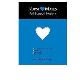 Nurse Mates Graduated Compression Full Support Pantyhose | 6 mmHg | Reduce Leg Fatigue | Re-Inforced Toes