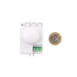 Huber Motion 55HF Radar Motion Sensor for Indoor Use, 360°, Flush-Mounted, LED, Suitable for Installation, 3-Wire Technology