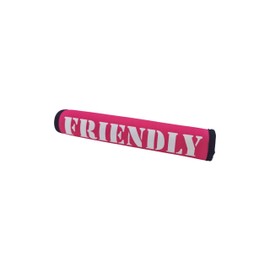 MD Gear Dog Lead Sleeve Friendly Reactive Assistance Dog In Training DO NOT PET Cover Soft Neoprene Leash Wrap (Pink, FRIENDLY)
