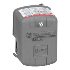 Telemecanique Sensors 9013FHG2J27X Air-Compressor Pressure Switch, 100 psi Set Off, 20 psi Fixed Differential, 1/4" NPSF Internal, 2-Way Release Valve