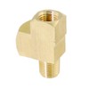 KOOTANS 4-Pack Brass Pipe Fitting, 1/4" NPT Female to 1/4"