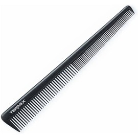 TERMIX - Peine Profesional Titanio 807 de 19 cm Diseño en Diagonal con Púas Finas y Juntas Flexible y Resistente a Altas Temperaturas Ideal para Corte Masculino, Patillas y Contornos