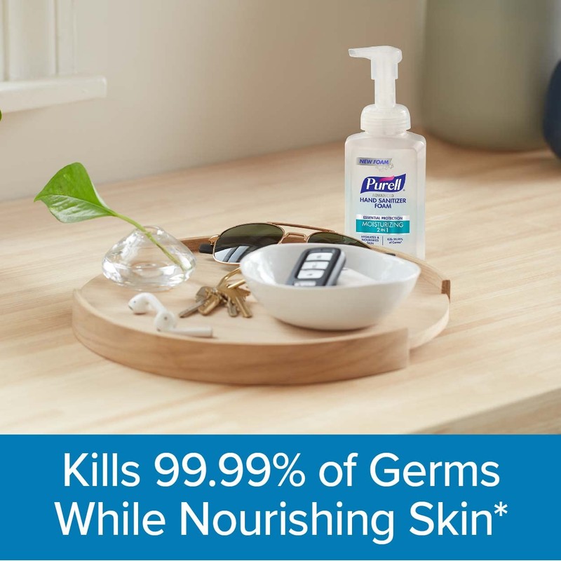 Purell Advanced Hand Sanitizer 2in1 Moisturizing Foam, Naturally Fragranced with