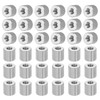 PATIKIL M2.5 Knurled Thumb Nuts, 50pcs Nickel Plated Female Thread